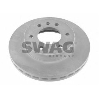 Диск тормозной передний вентилируемый SWAG 10 92 7698 фото