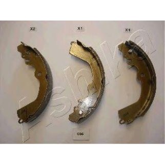 Колодки барабанные к-кт ashika 55-05-586 фото