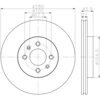 Диск тормозной передний вентилируемый TEXTAR 92239303 фото