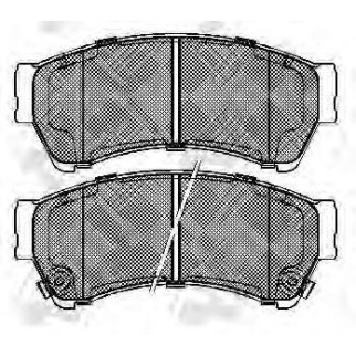 Колодки тормозные передние к-кт NiBK PN5806 фото