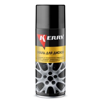 Эмаль для дисков черная. 520 мл KERRY KR-960.3 фото
