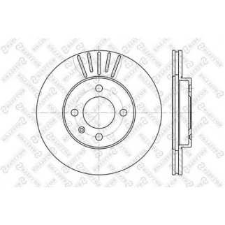 Диск тормозной Stellox 6020-9934V-SX фото