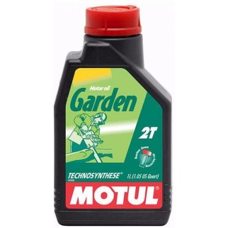 Масло моторное минеральное 2-тактное для газонокосилок Motul Garden 2T (1л) фото