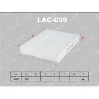 Фильтр салона LYNXauto LAC-099 фото