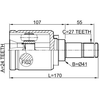 ШРУС внутренний перед лев фото 2