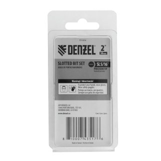 Набор бит, SL5/16"x2", 4 шт.// Denzel фото 1