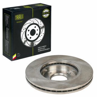 Диск тормозной передний вентилируемый TRIALLI DF 106110 фото 2
