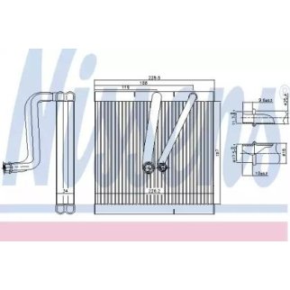 Испаритель кондиционера Nissens 92321 фото