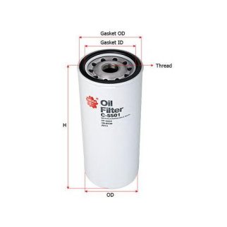 Фильтр масляный SAKURA C5501 фото