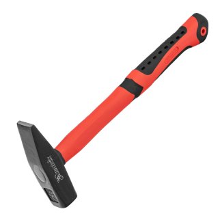 Молоток 400г слесарный фиберглассовая обрезиненная ручка MATRIX фото