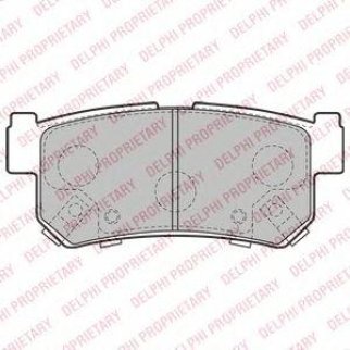 Колодки тормозные задние DELPHI LP2127 фото