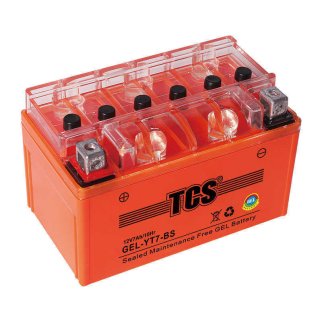 Аккумуляторная батарея TCS GEL 7 (YT7-BS) 149x85x93 фото