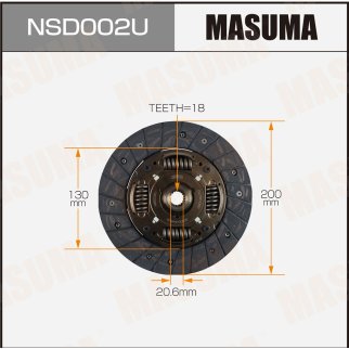 Диск сцепления NISSAN AD MASUMA NSD002U фото