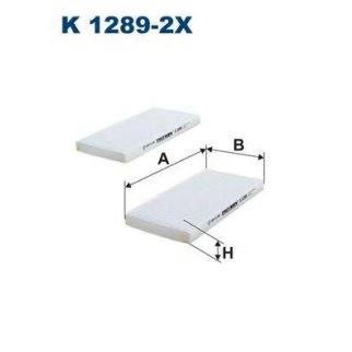 Фильтр салона FILTRON K 1289-2X фото