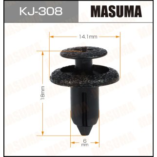 KJ-308_клипса! Suzuki Baleno 95-03 фото
