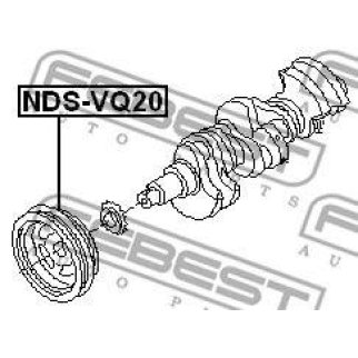 Шкив коленвала FEBEST NDS-VQ20 фото