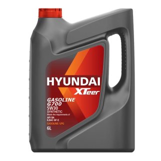 HYUNDAI XTeer Gasoline G700 SN 5W30 6л масло моторное фото