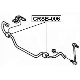 Втулка (сайлентблок) переднего стабилизатора FEBEST CRSB-006 фото 2