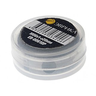 Плашка M06x1-o20мм, в пластиковом футляре ЭВРИКА фото 1