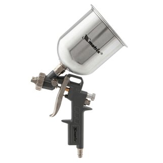 Краскопульт MATRIX с верхним бачком 1л, (сопла 1.2, 1.5, 1.8мм) фото 3