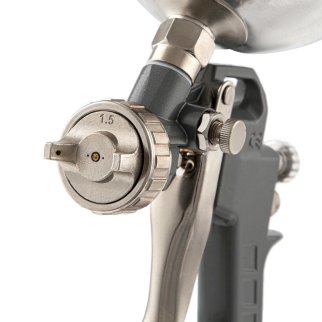 Краскопульт MATRIX с верхним бачком 1л, (сопла 1.2, 1.5, 1.8мм) фото 5