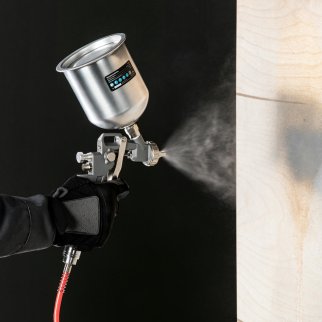 Краскопульт MATRIX с верхним бачком 1л, (сопла 1.2, 1.5, 1.8мм) фото 1