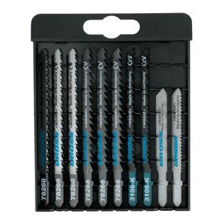 Набор полотен для электролобзика универсальный, 10шт., DIY, пластиковый кейс // GROSS фото 9