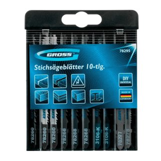 Набор полотен для электролобзика универсальный, 10шт., DIY, пластиковый кейс // GROSS фото 10