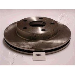 Диск тормозной передний вентилируемый ashika 60-02-280 фото