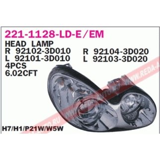 Фара левая DEPO 221-1128L-LD-E фото