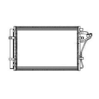 Радиатор кондиционера (конденсер) LUZAR LRAc 08M0 фото
