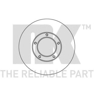 Диск тормозной передний (255x25mm) / TOYOTA Hiace,Hilux 79~05 фото