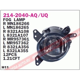 Фара противотуманная правая DEPO 214-2040R-UQ фото