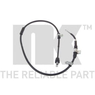 Трос стояночного тормоза задний правый / KIA Cerato-I,Spectra-I (дисковые тормоза) 05~09 фото