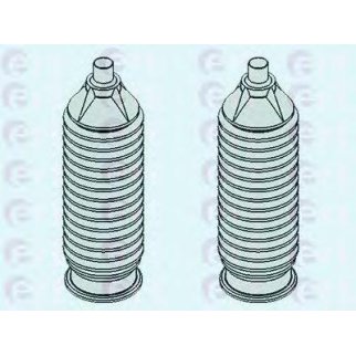 Пыльник рулевой рейки КОМПЛЕКТ FORD: FIESTA V 01-, FUSION 02- фото