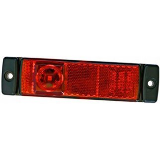 2TM 008 645-951_фонарь габаритный !красный LED 12/24V прямоуг. 130x45x13 с кабелем L=50смSchmitz фото