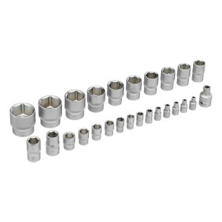 Набор инструмента 1/2" 1/4" пластиковый кейс 82пр. STELS фото 28