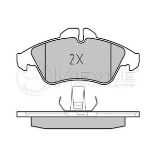 Колодки тормозные передние к-кт Meyle 025 215 7620 фото