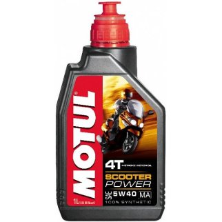 Масло моторное MOTUL SCOOTER POWER 4такт. 5W40 1л синт. фото