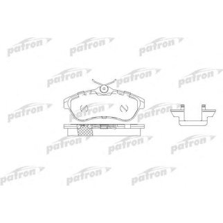 Колодки тормозные PATRON PBP1543 фото