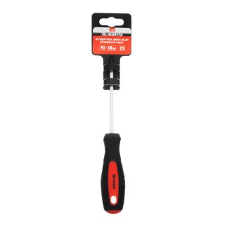 Отвертка Anti-Slip, Ph1x100 мм, CrV, двухкомп. рукоятка MATRIX 12244 фото 5
