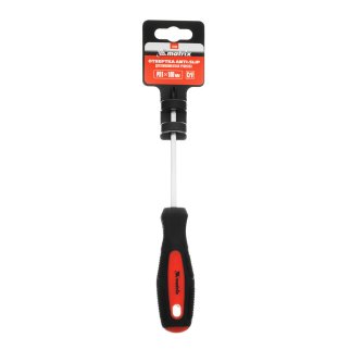 Отвертка Anti-Slip, Ph1x100 мм, CrV, двухкомп. рукоятка MATRIX 12244 фото 1