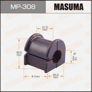 MP-308_втулка стабилизатора переднего! Toyota Corolla/Fielder NZE124 00-08 фото