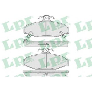 Колодки тормозные задние дисковые к-кт Lpr 05P1018 фото