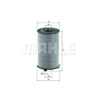 Фильтр масляный KNECHT OX 2052 D фото 2