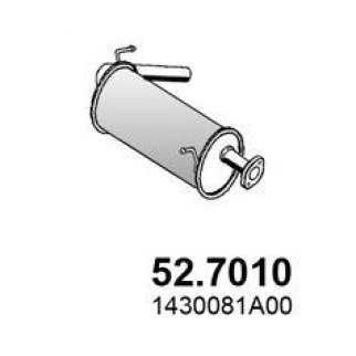Глушитель основной ASSO 52.7010 фото