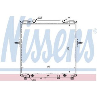 Радиатор основной Nissens 66659 фото
