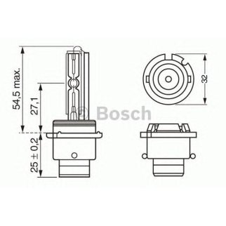 Лампа ксеноновая BOSCH 1 987 302 904 фото