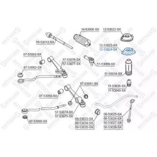 12-53024-SX_опора амортизатора переднего правого! VIN: 020708> KIA Rio 02> фото