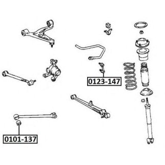 САЙЛЕНТБЛОК ЗАДНЕГО ПРОДОЛЬНОГО РЫЧАГА фото